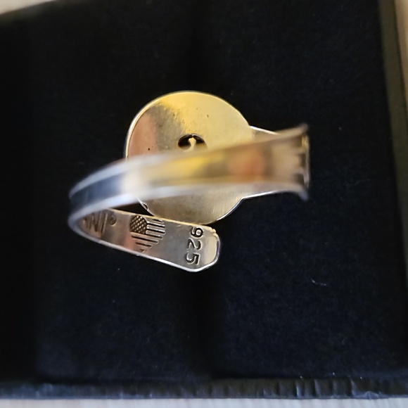 Alex and Ani Sterling Number 6 Ring - Picture 4 of 5